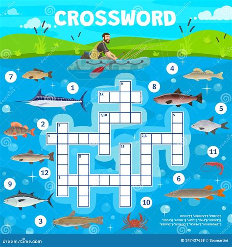 fish hooks crossword